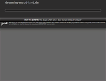 Tablet Screenshot of dronning-maud-land.de